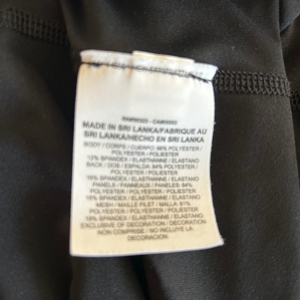 Nike Pro Dri-FIT Womens Half Zip Long Sleeve Training Top Black L 685969-010 - Picture 10 of 11